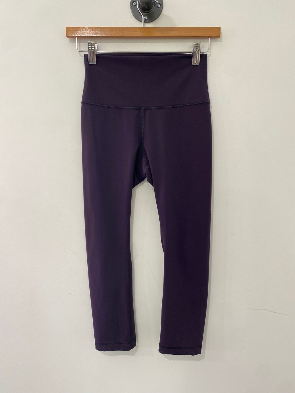 Lululemon Wunder Under Crop Hi-Rise Boysenberry Size 4